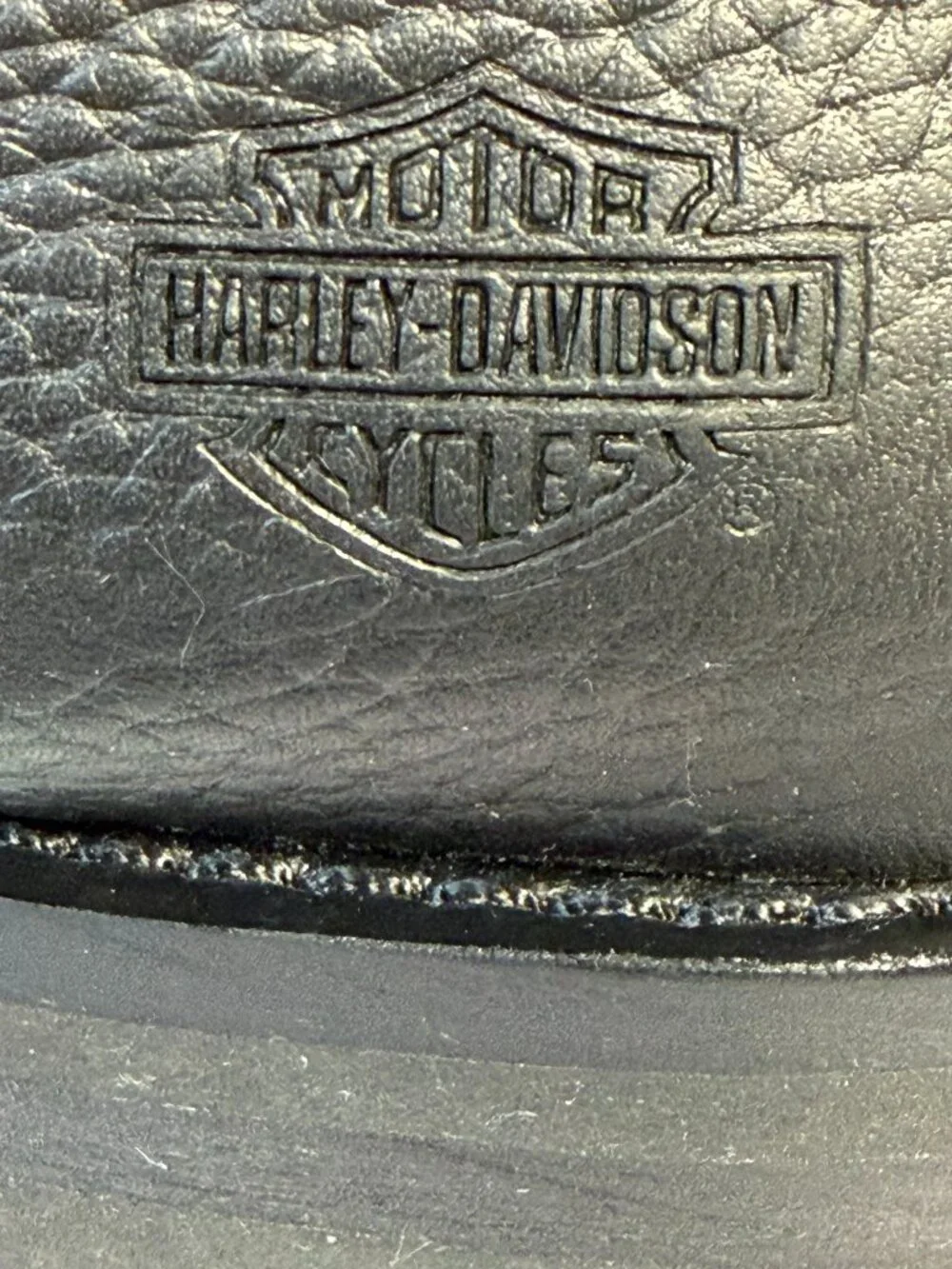 Harley-Davidson black leather
